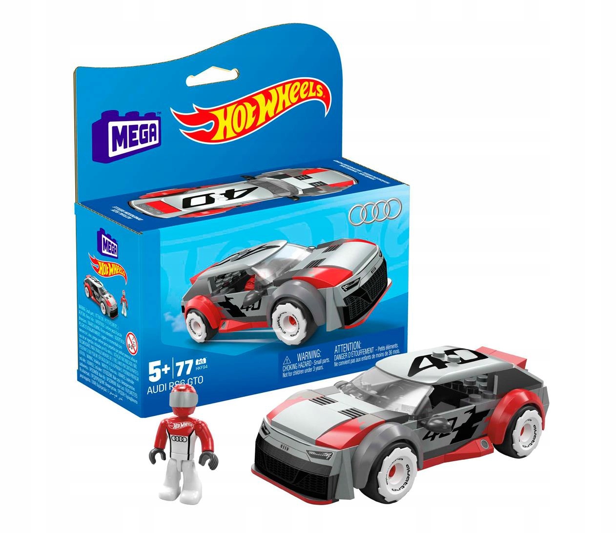Stavebnica Mega Bloks Hot Wheels Audi RS